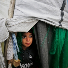 Gazze'de şiddetli yağış! Çadırlar sular altında kaldı