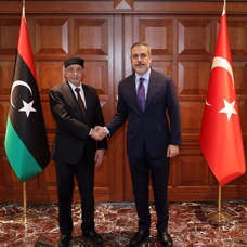 Bakan Fidan, Libya Temsilciler Meclisi Başkanı Salih ile görüştü 