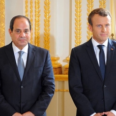 Sisi ve Macron'dan Filistin'de çözüm için ''uluslararası çalışma'' vurgusu
