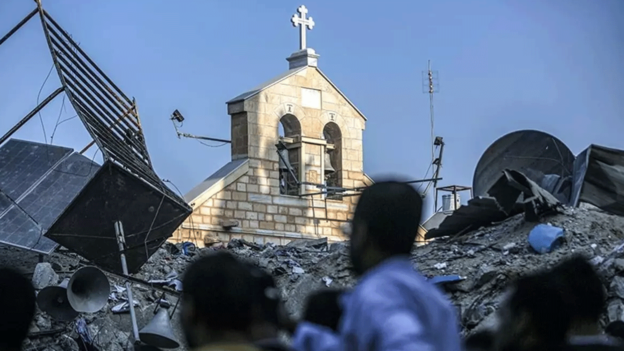 İsrail 'vurmayacağız' dediği kilise ve manastırı da bombaladı