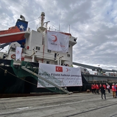 Türkiye'den Gazze'ye yardım eli... Üçüncü gemi yola çıktı