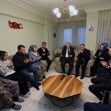 Cumhurbaşkanı Erdoğan, Şehit Muhammed Tunahan Evcin'in ailesini ziyaret etti