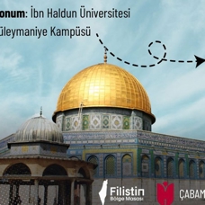 İbn Haldun Üniversitesi'nden Filistin için eğitim projesi