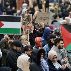 Almanya'da Filistin'e destek mitingi düzenlendi 