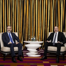 Bakan Fidan, Aliyev ile görüştü  