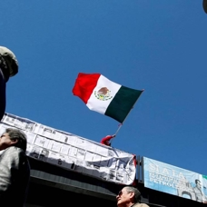 Meksika'da hükümet protestosu!