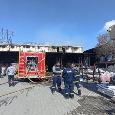 Konya'da sanayide yangın