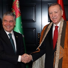 Başkan Erdoğan, Gurbankulu Berdimuhamedov ile görüştü