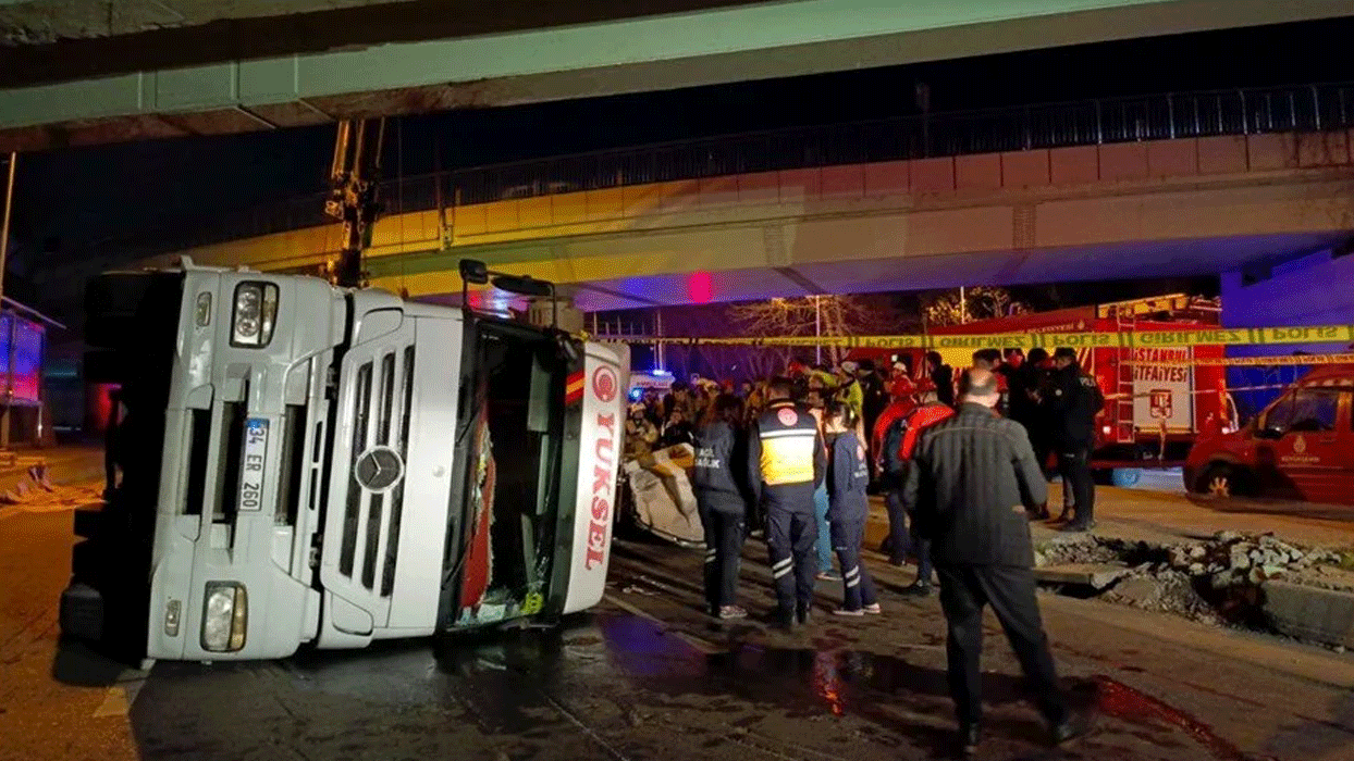 Bakırköy'deki TIR faciasında 4 kişi ölmüştü! Kaza anı kamerada