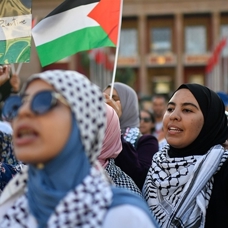 Fas'ta İsrail zulmü protesto edildi