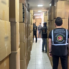 Gümrük Muhafaza ekiplerince 252 milyon lira değerinde kaçak eşya ele geçirildi