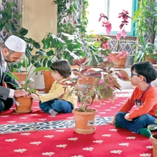 Çiçekli Cami'de bakım çocuklara ait
