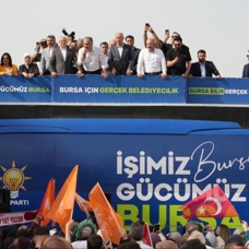 Cumhur İttifakı Bursa Büyükşehri Belediye Başkan adayı Alinur Aktaş'a yoğun ilgi