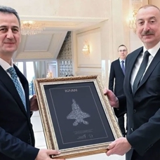 Aliyev, Cumhurbaşkanlığı Savunma Sanayii Başkanı Görgün'ü kabul etti