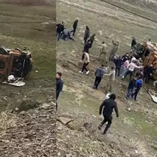 Van'da askeri araç devrildi: 1 askerimiz yaralandı