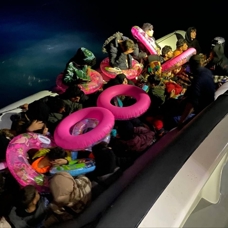 Düzensiz göçmenleri Sahil Güvenlik ekipleri yakaladı