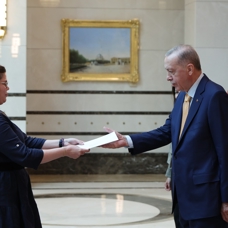 Büyükelçilerden Başkan Erdoğan'a güven mektubu takdimi