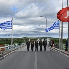 Türk askeri heyet, Yunanistan'da Piyade Tugay Komutanlığı'nı ziyaret etti