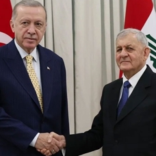 Başkan Erdoğan, Irak Cumhurbaşkanı Reşid ile bir araya geldi