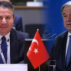 Türkiye'nin BM Daimi Temsilcisi Önal'dan BM Genel Sekreteri Guterres'e veda ziyareti 