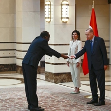 Başkan Erdoğan, 7 ülkenin büyükelçisini kabul etti 