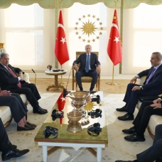Başkan Erdoğan, Yeni Zelanda Dışişleri Bakanı Peters'i kabul etti