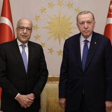 İstikrar için Türkiye'den tam destek: Başkan Erdoğan, El-Kebir'i kabul etti
