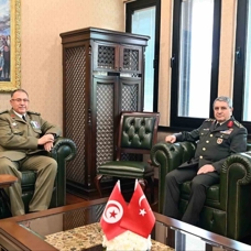 Genelkurmay Başkanı Orgeneral Gürak, Tunus Kara Kuvvetleri Komutanı'nı kabul etti
